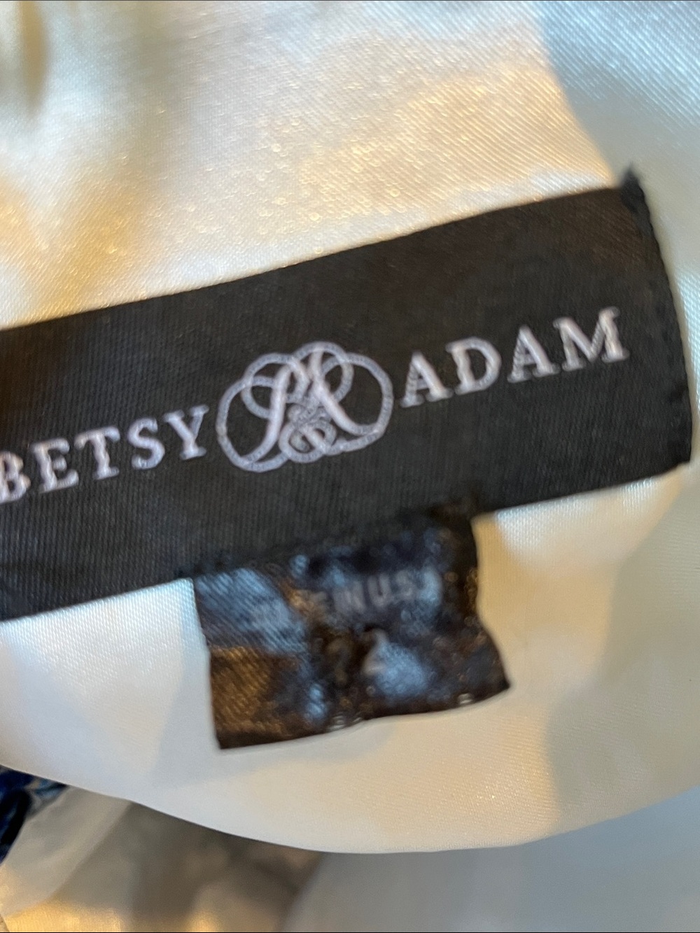 Stacy Adams Blue and White Floral Midi Dress 12 prom dinner occasions pocket - Picture 10 of 12